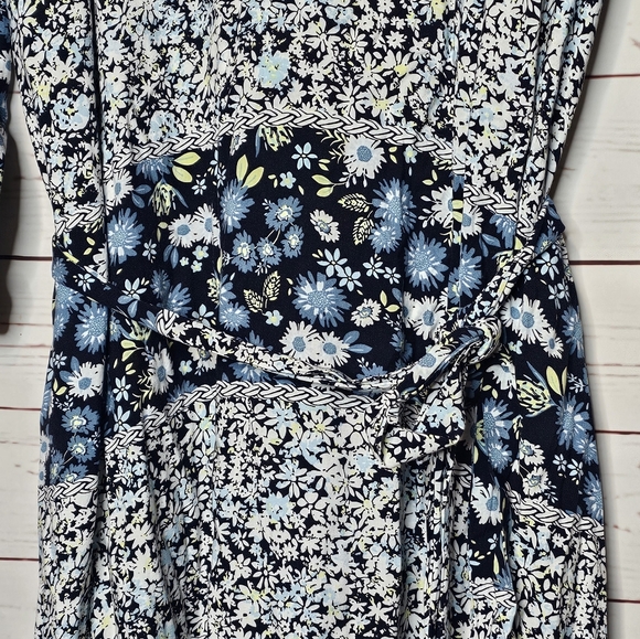 Lane Bryant Floral Self Tie Midi Dress - Picture 5 of 14